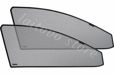 Skoda Yeti (2009-н.в.) автомобильные шторки Chiko на зажимах, передние боковые (Стандарт)